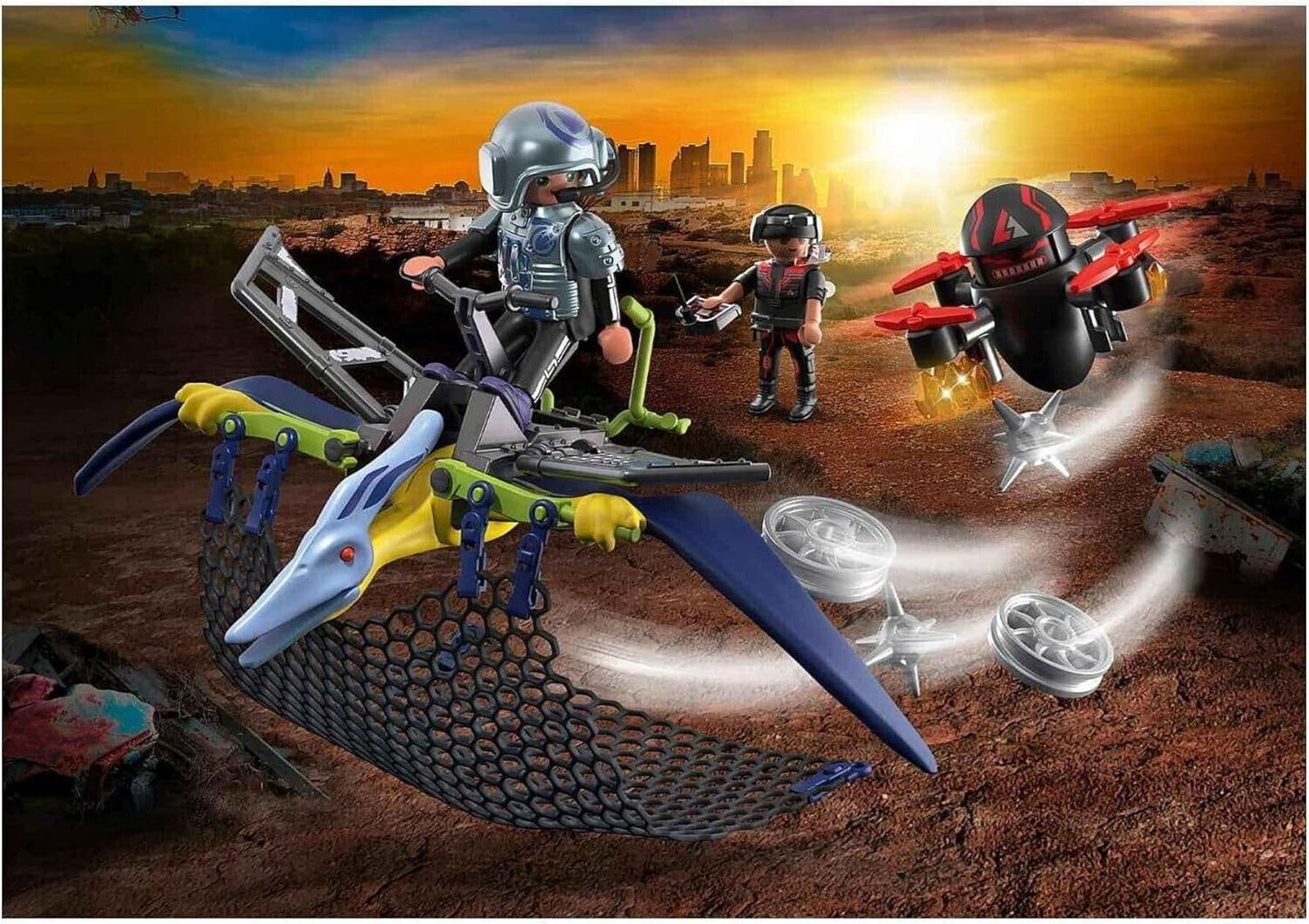 Playmobil 70628 Dino Rise Pteranodon Drone Strike with 50pcs NEW Kids/Playset