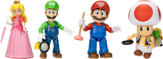 THE SUPER MARIO BROS. MOVIE 5”/ 12.5cm Action Figure with Accessory (Mario/Luigi