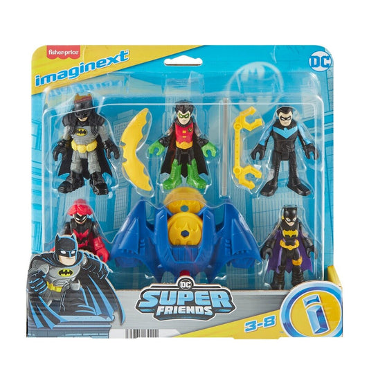 Imaginext DC Super Friends  Batman Family Multipack Figures For Childrens Gift