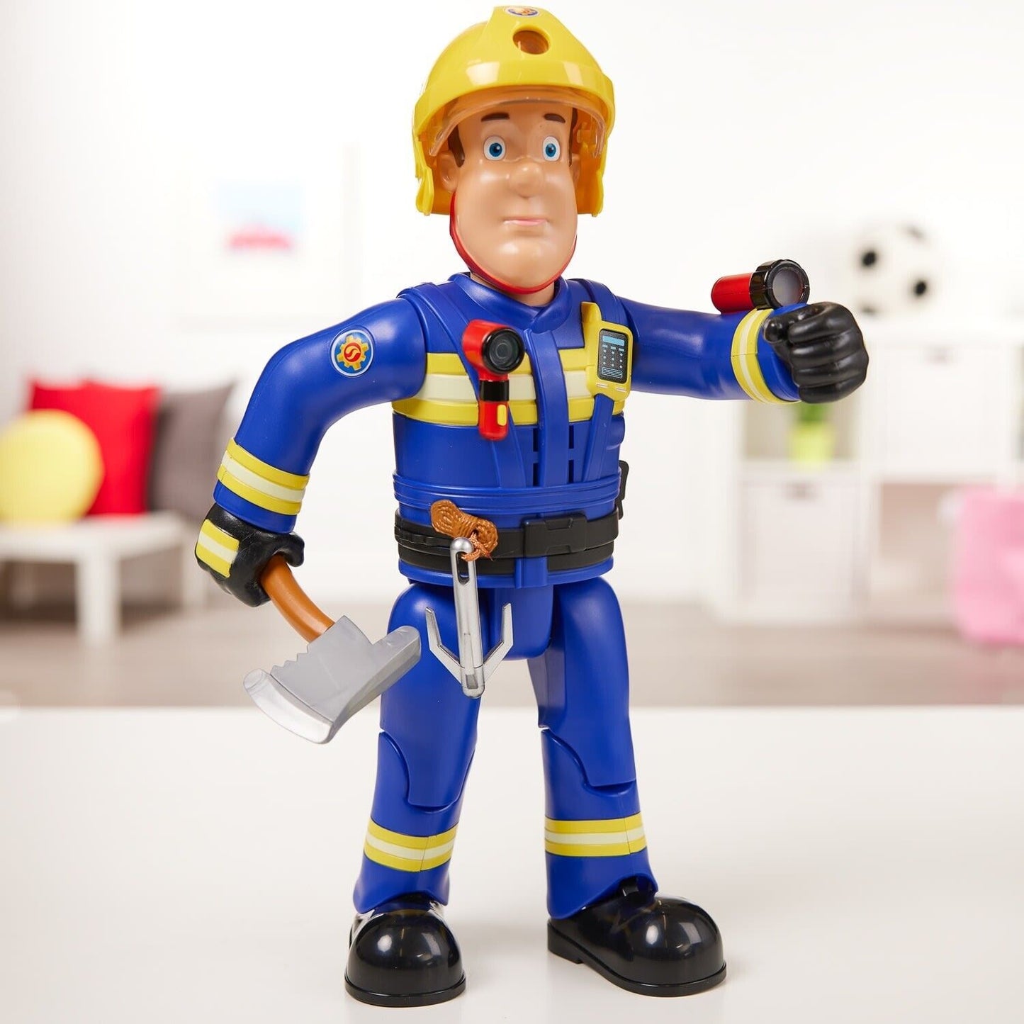 NEW Fireman Sam Ultimate Hero Electronic 12" Action Figure With Sound 07914  3y+