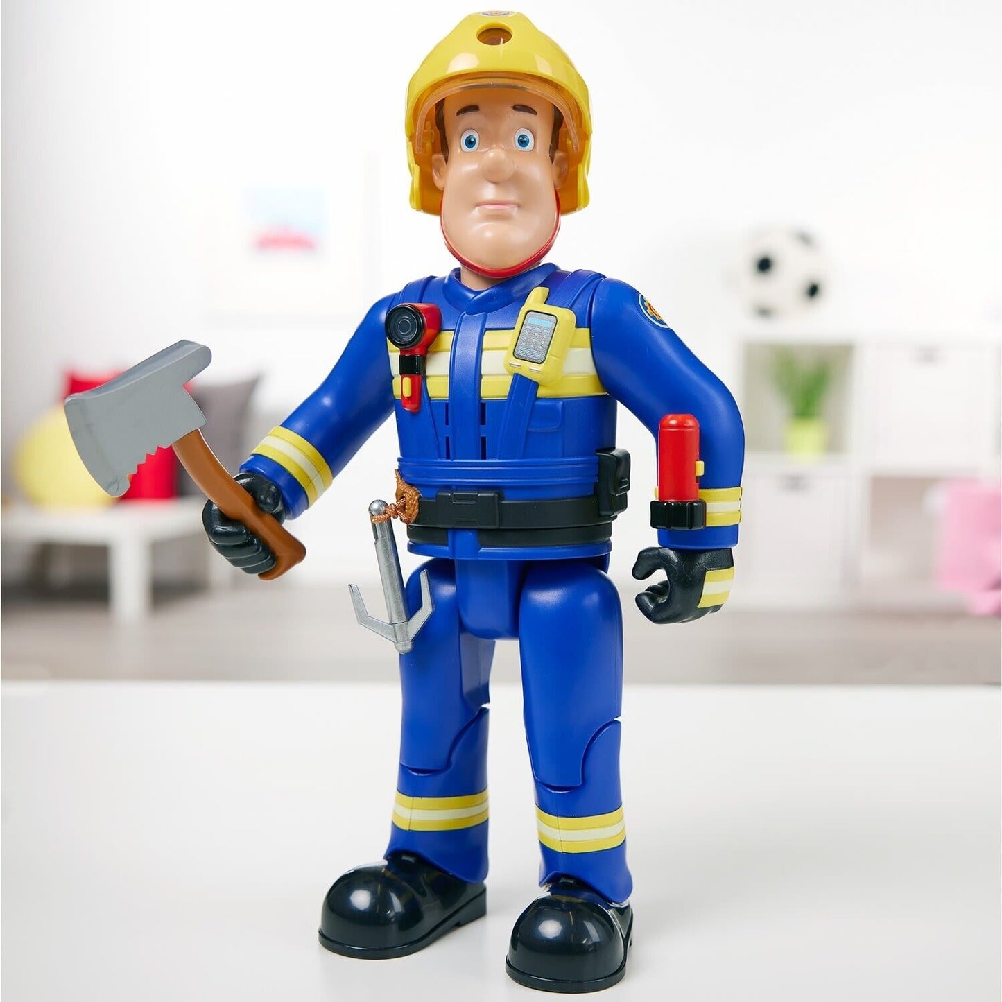 NEW Fireman Sam Ultimate Hero Electronic 12" Action Figure With Sound 07914  3y+