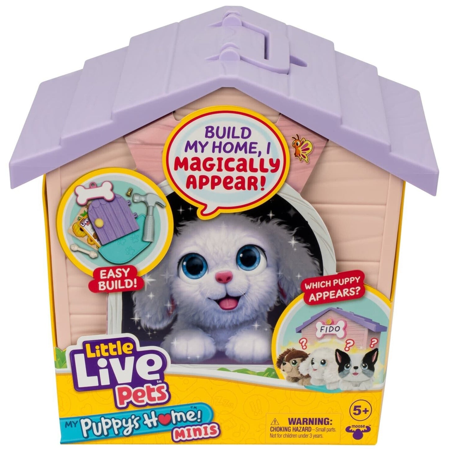 Little Live Pets - My Puppy's Home Minis: Pink House Assortment