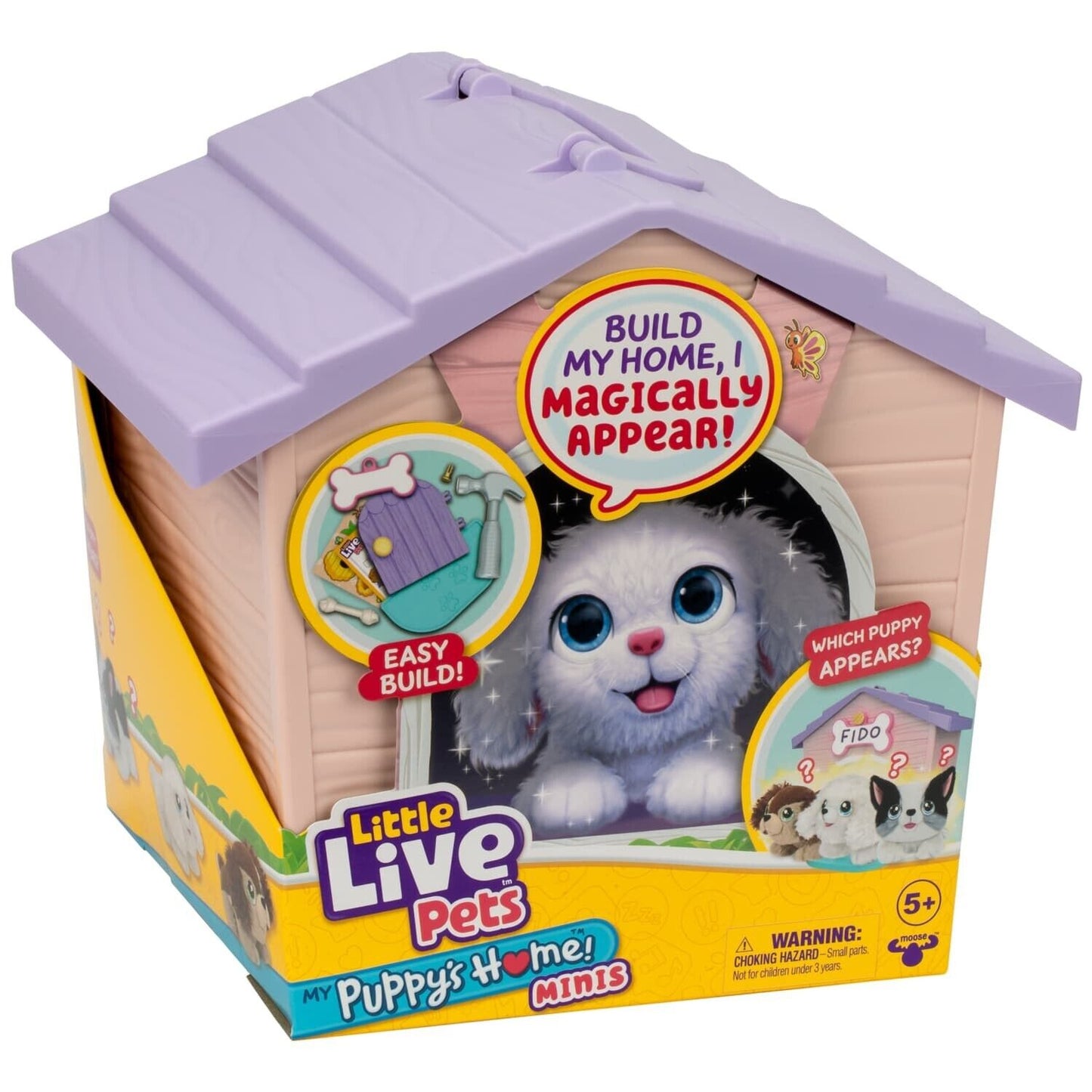 Little Live Pets - My Puppy's Home Minis: Pink House Assortment