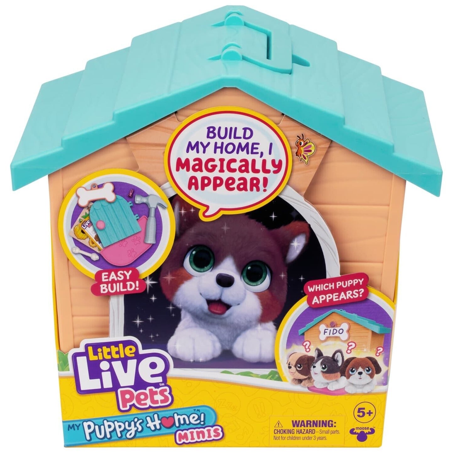 Little Live Pets - My Puppy's Home Minis: Pink House Assortment