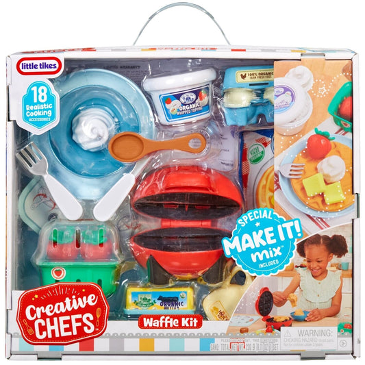 Little Tikes Creative Chefs Waffle Kit - With Special Make-It Mix Play Sand