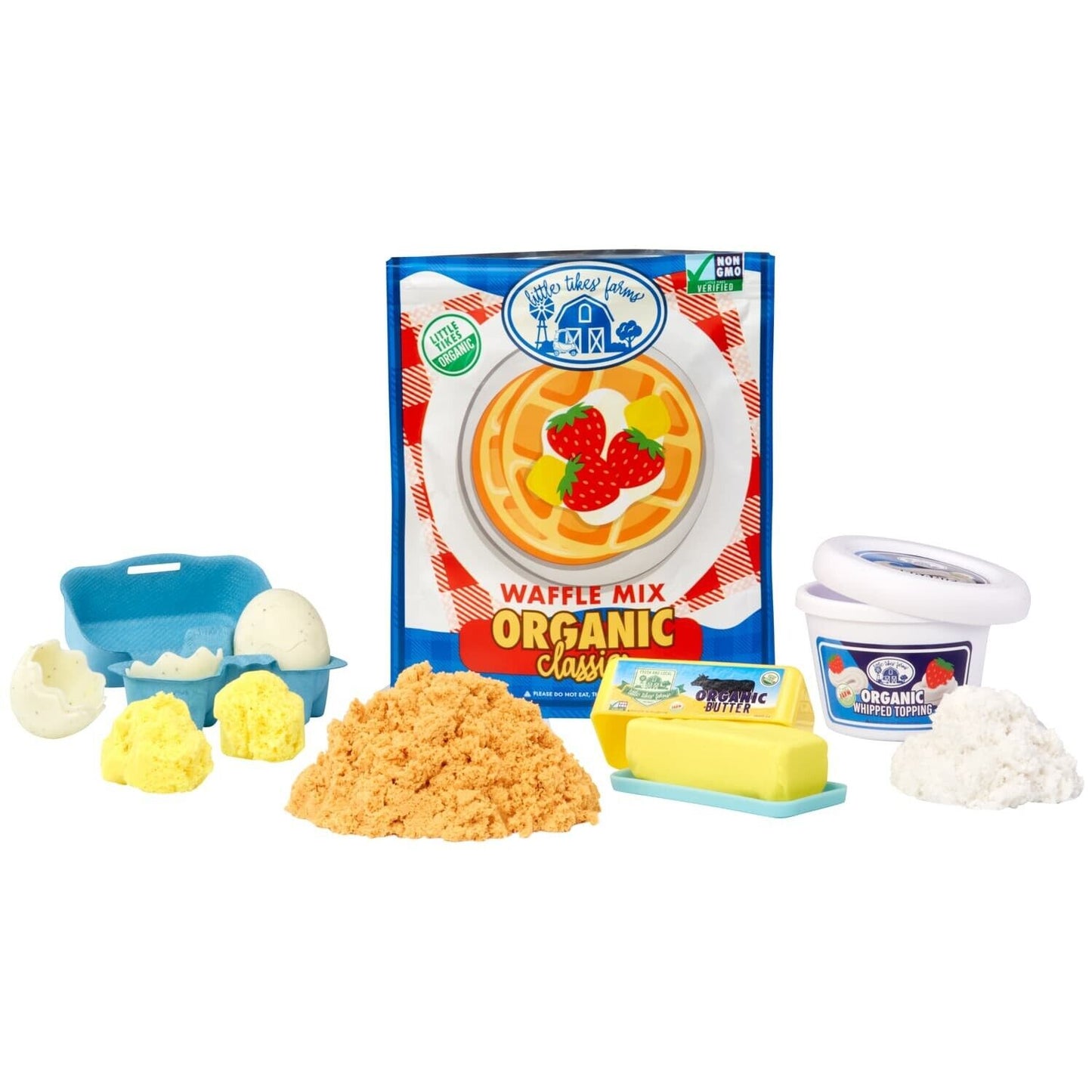 Little Tikes Creative Chefs Waffle Kit - With Special Make-It Mix Play Sand