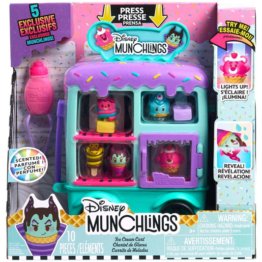 Disney Munchlings Ice Cream Cart Playset - Brand New