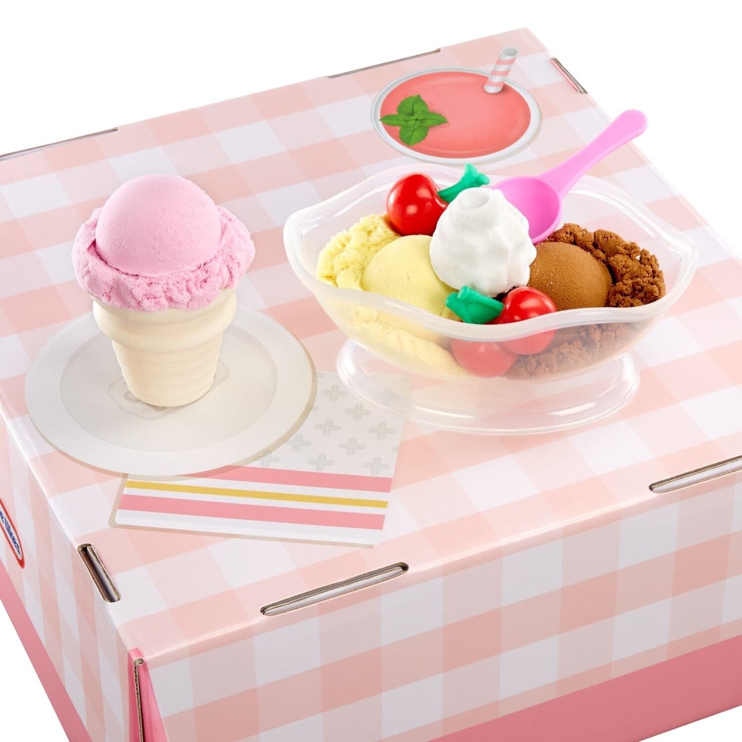 Little Tikes Creative Chefs Ice Cream Kit - With Special Make-It! Mix Play Sand,