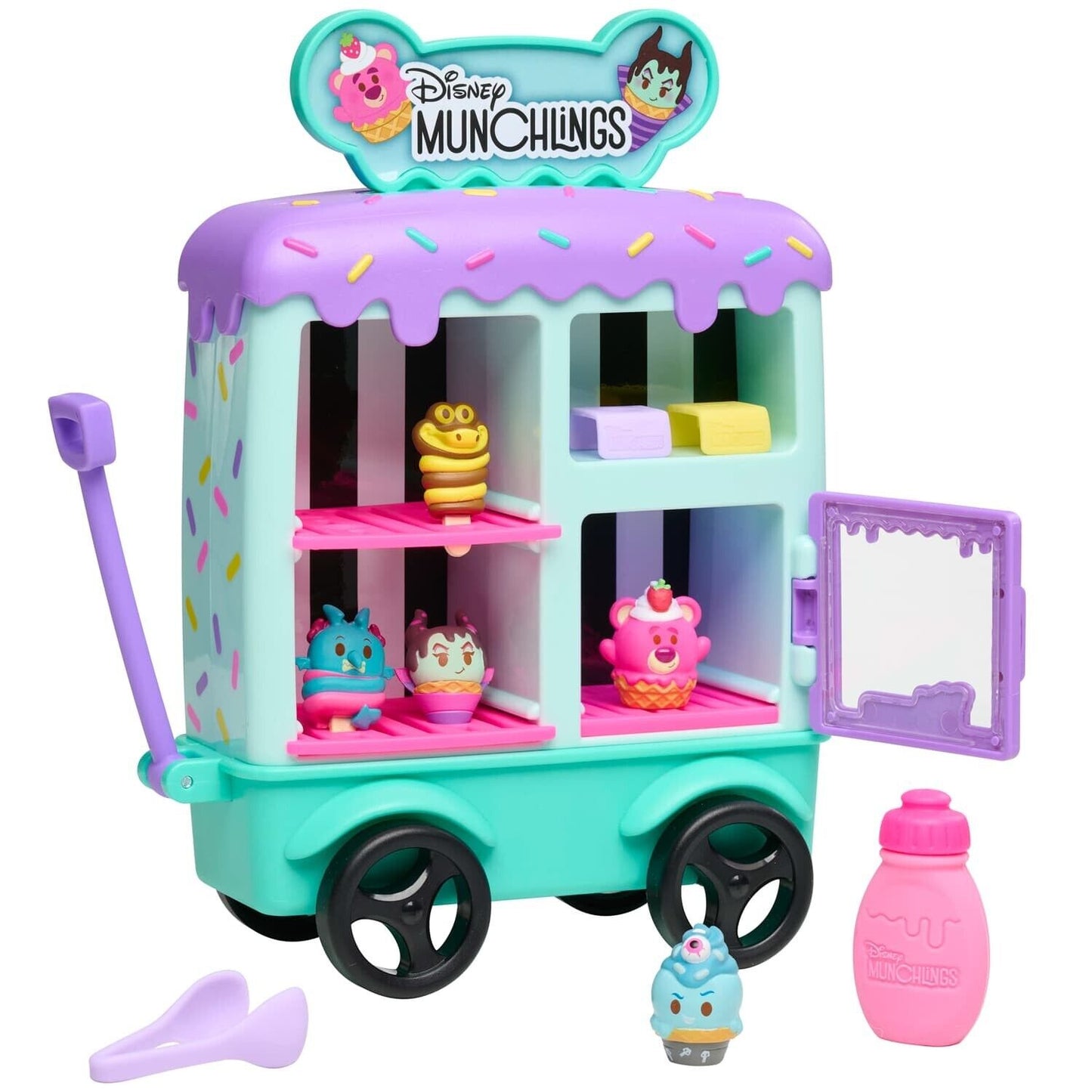 Disney Munchlings Ice Cream Cart Playset - Brand New