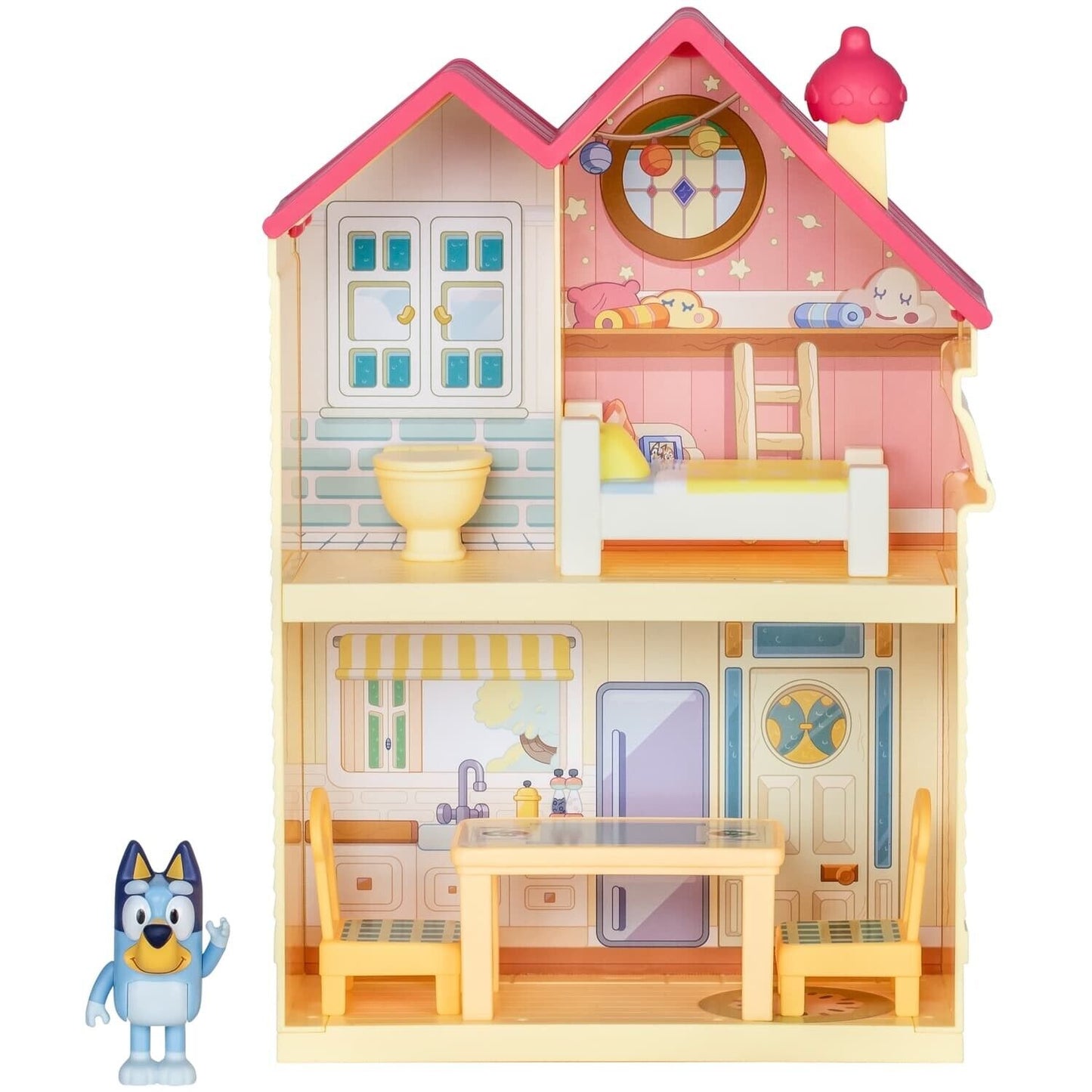 Bluey Mini Home Playset Compact House Playset With Carry Handle Three Different