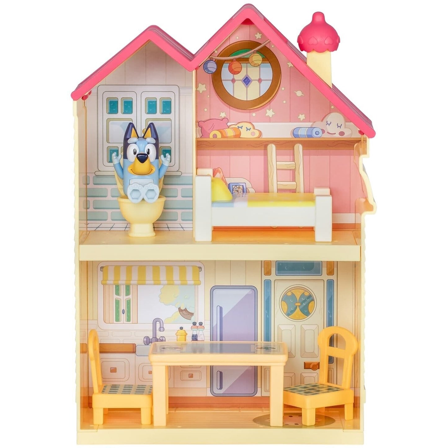 Bluey Mini Home Playset Compact House Playset With Carry Handle Three Different