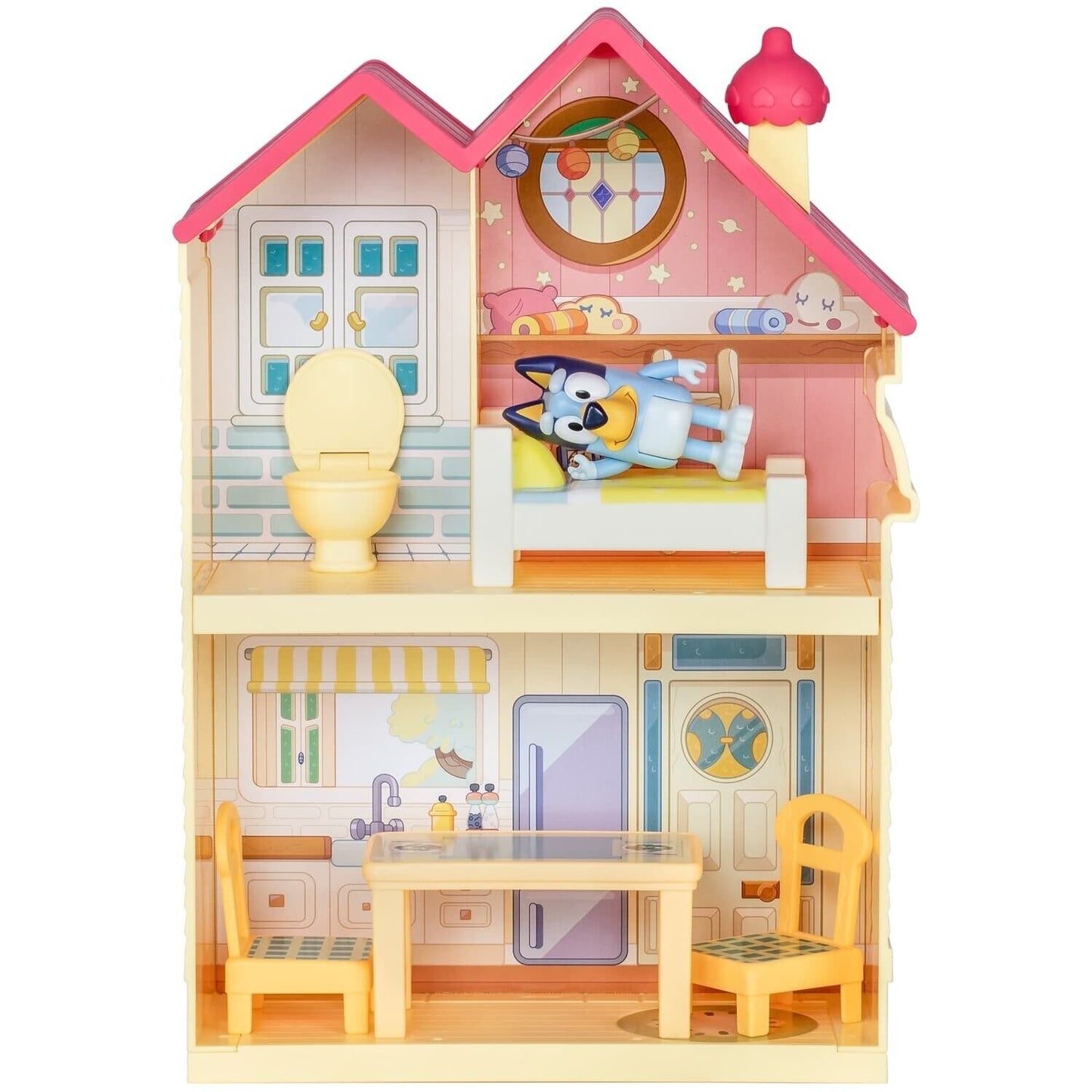 Bluey Mini Home Playset Compact House Playset With Carry Handle Three Different