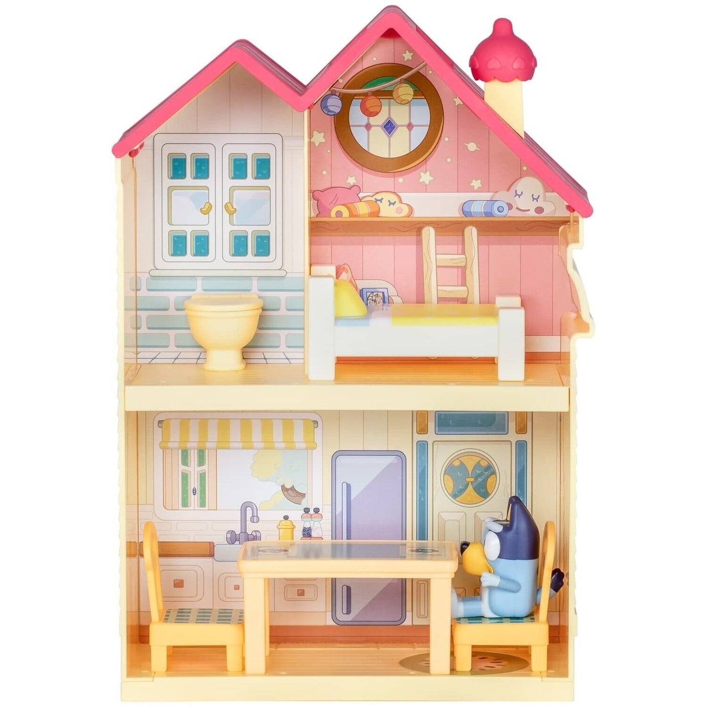 Bluey Mini Home Playset Compact House Playset With Carry Handle Three Different