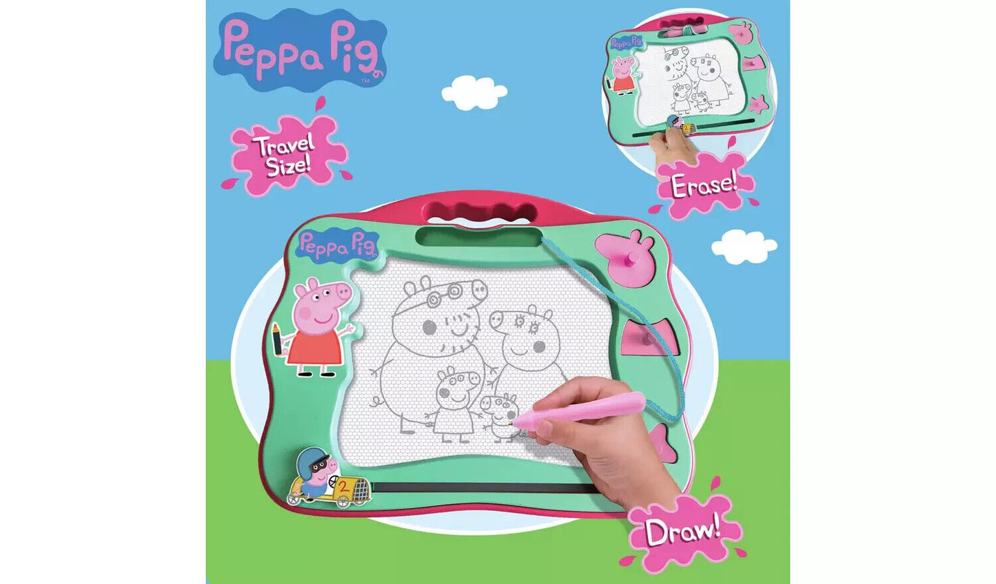 Peppa Pig Travel Magnetic Scribbler (7218)