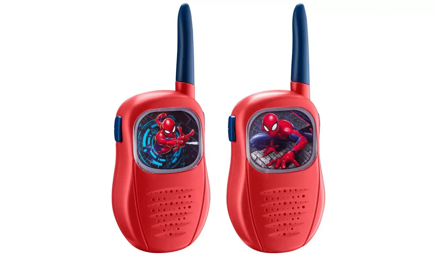 Marvel Spider-Man Children Kids 150 Foot Range Walkie Talkies Red