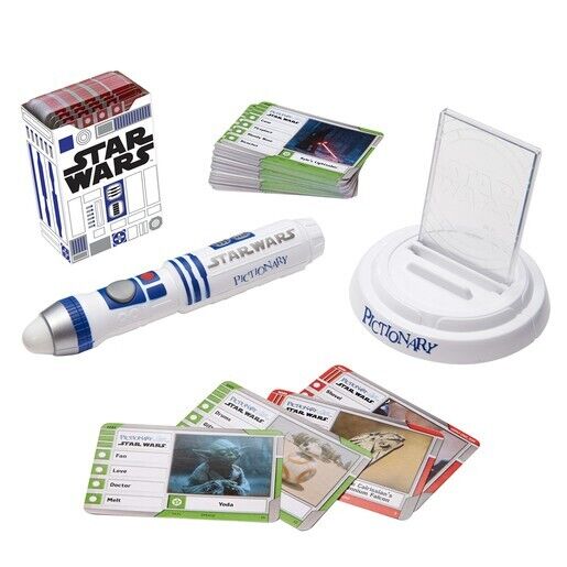 Brand New Pictionary Air Star Wars Family Drawing Game - Mattel Games