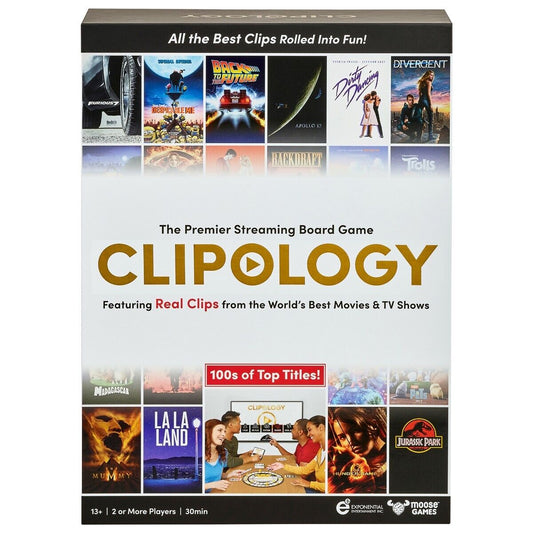 Clipology The Premier Streaming Board Game ** Brand New & Sealed **