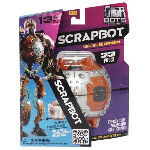 Giga Bots Energy Core SCRAPBOT Series 1 Origin 33 Pieces (New & Sealed)