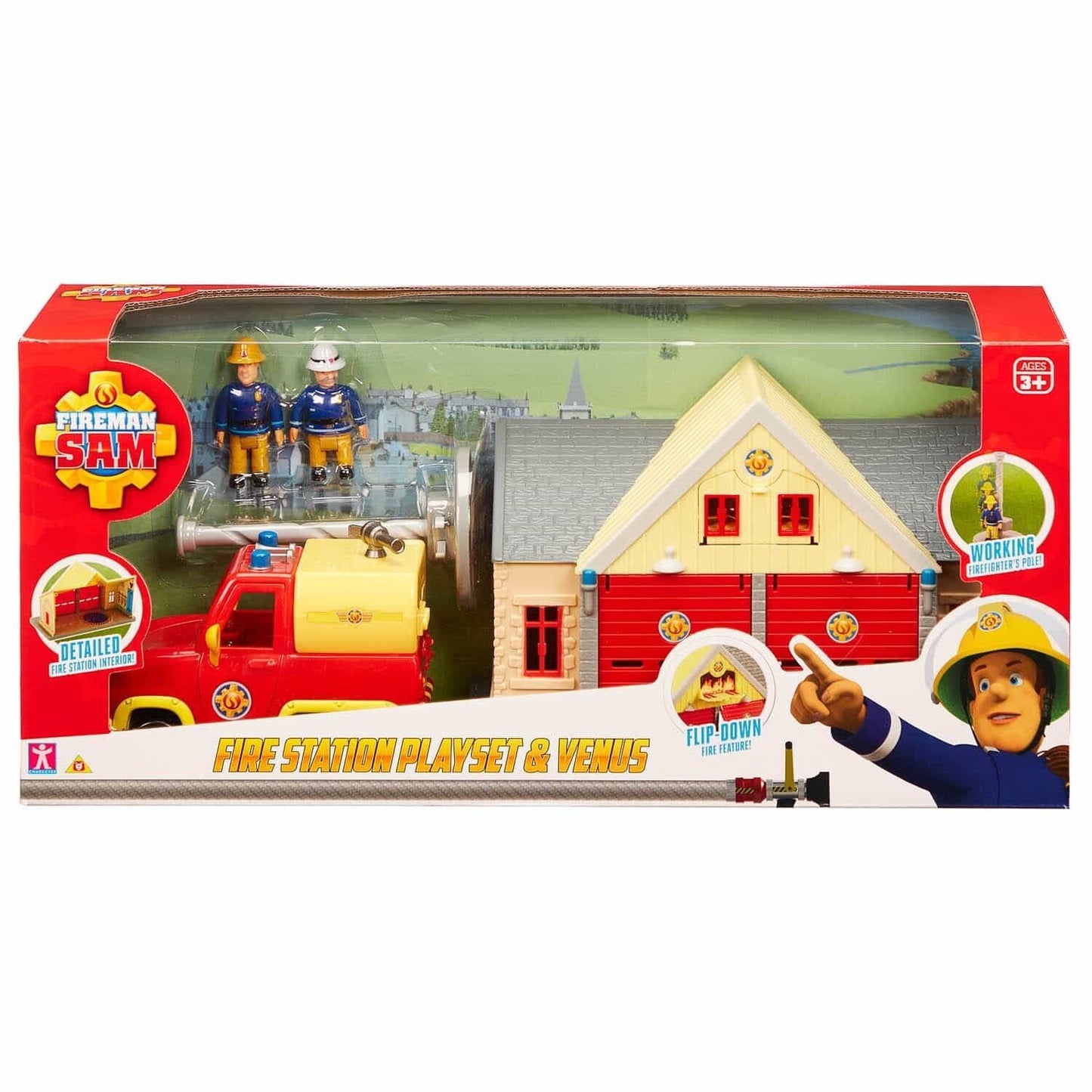 Fireman Sam Rescue Station Toys & Playsets - Training Tower/Vehicles/Figures