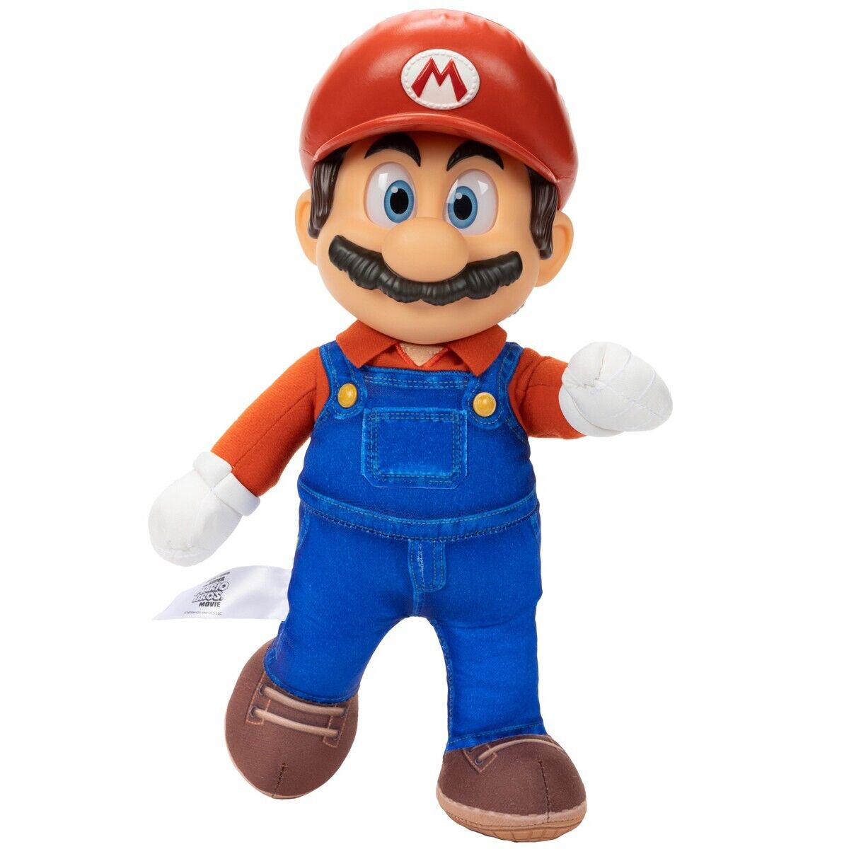 The Super Mario Bros. Movie - Mario 36cm Posable Soft Toy Great Gift Lifelike