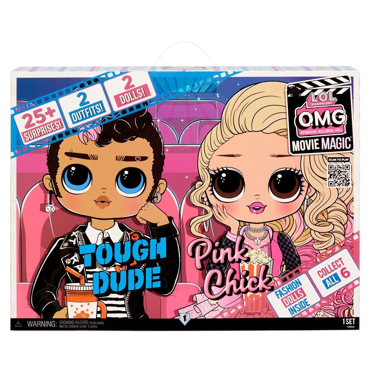 LOL Surprise! Outrageous Millennial Girls Movie Magic 2-Pack