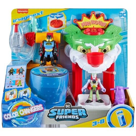 Imaginext DC Super Friends: Colour Changers The Joker Funhouse Kids Gift