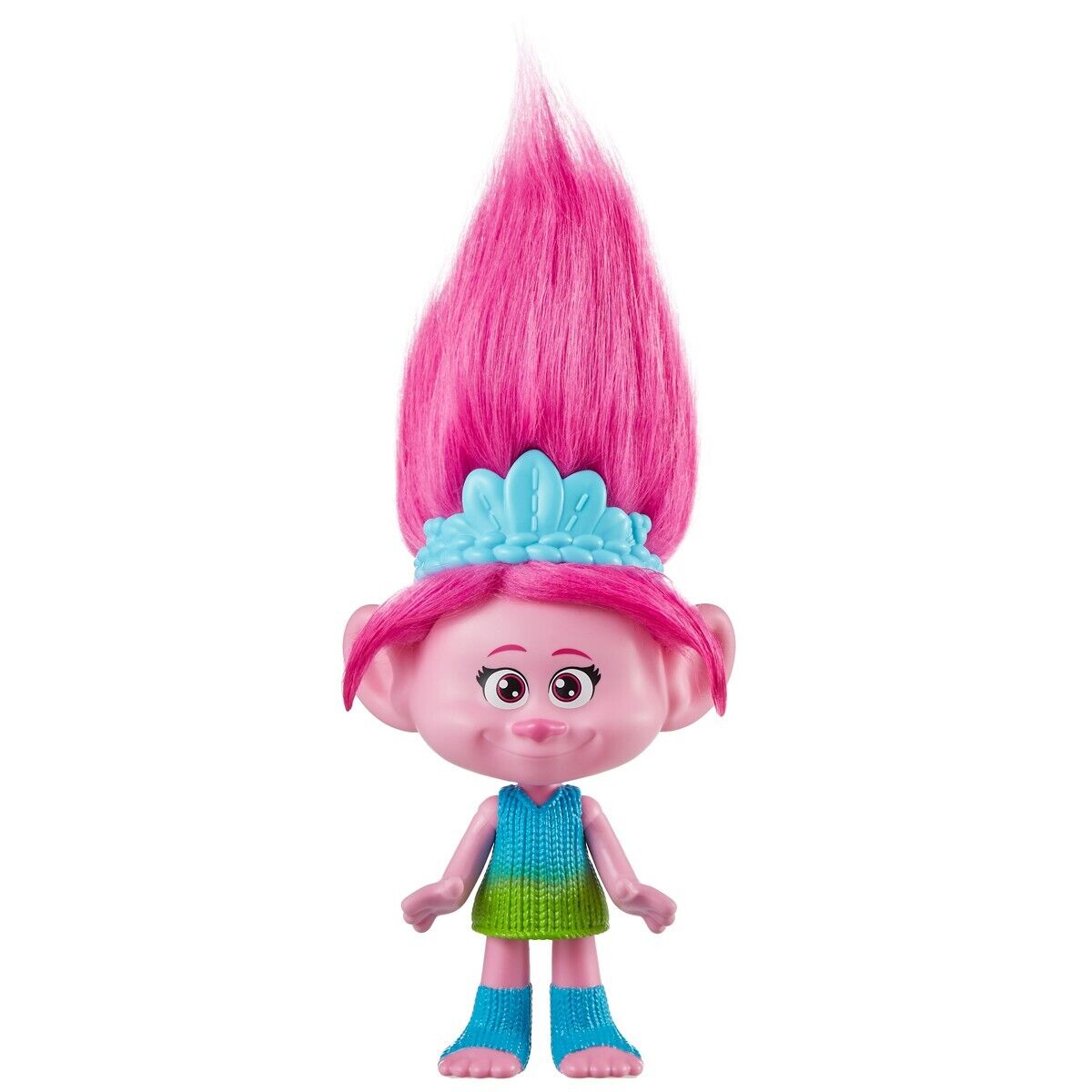 DreamWorks Trolls Band Together Rainbow HairTunes Queen Poppy Doll  Crown Acce