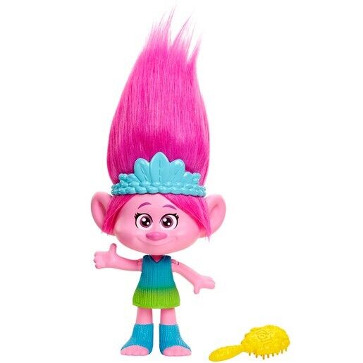 DreamWorks Trolls Band Together Rainbow HairTunes Queen Poppy Doll  Crown Acce