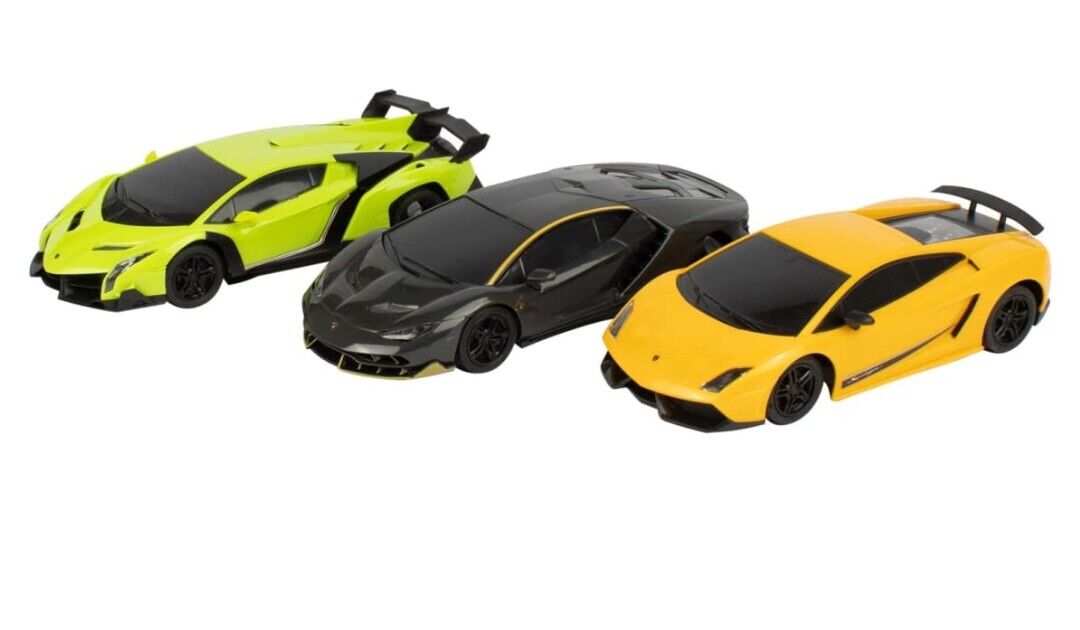 3pk Lamborghini Toy Car Sports Car Scale 1:24 Xmas Birthday Gifts For Kids