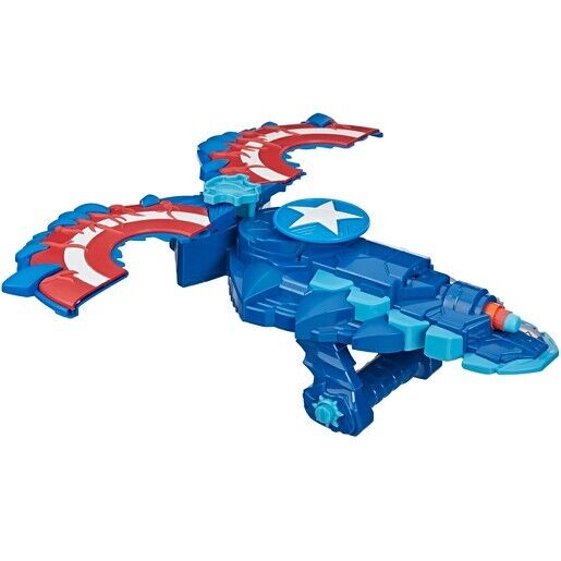 Marvel Mech Strike Monster Hunters - Nerf Captain America Monster Blast Shield