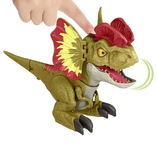 Jurassic World Uncaged Rowdy Roars - Dilophosaurus Dinosaur Figure