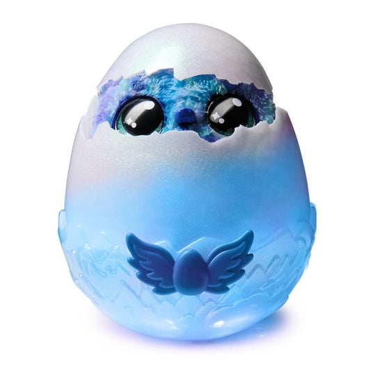 Hatchimals Alive! Mystery Egg Hatch Draggle Interactive Lights and Sounds Blue