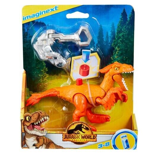 Jurassic World Dominion Pyroraptor Dinosaur Toy Fisher-Price Imaginext GVV94 New