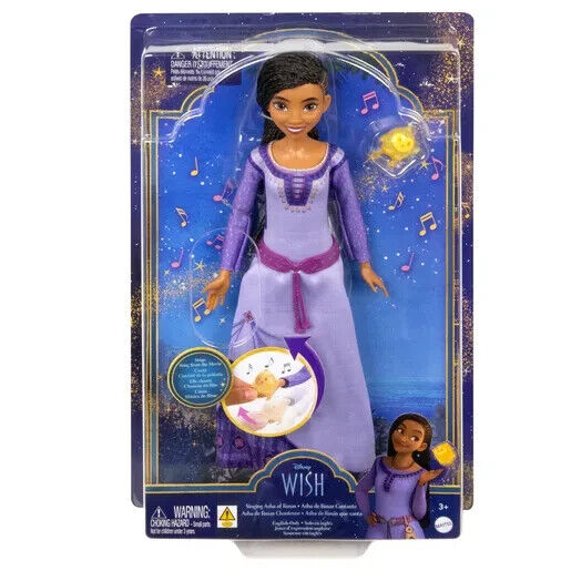 Disney Wish Singing Asha Of Rosas songs movie song 12.75-Inches Doll FREE P&P