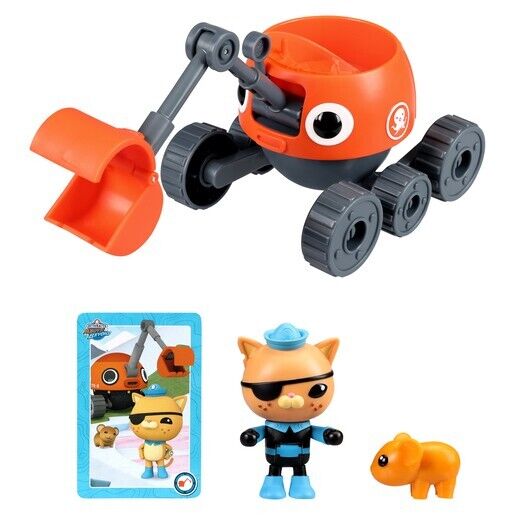 Octonauts Above & Beyond Terra Gup 3 And Kwazii Deluxe Toy Vehicle & Figure Set