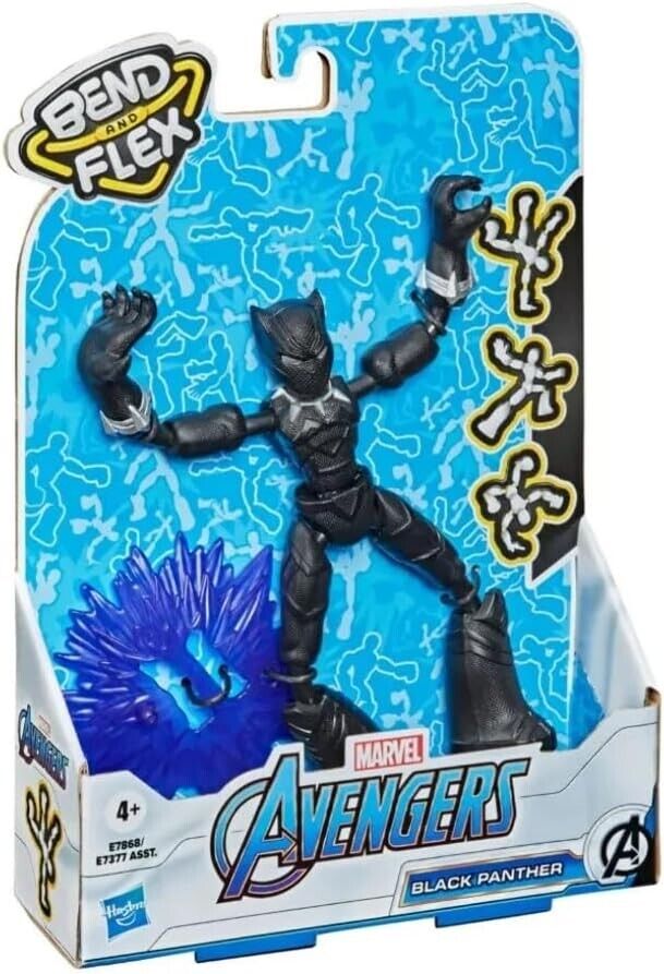 Marvel Avengers Black Panther Bend And Flex Action Figure Toy