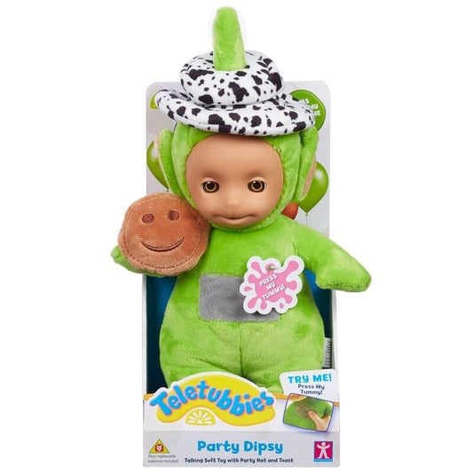 Party Dipsy Teletubbies Talking Plush Toy- Assorted : Green : 31.5 x 13.3 x 11cm