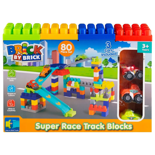 Brick By Brick Super Race Track Blocks 60pc