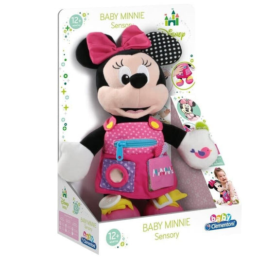 Disney Baby Minnie Mouse Sensory Plush Soft Toy Teddy Clementoni 14” Kids Toy