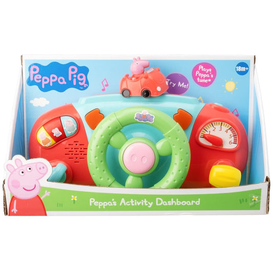 Peppa Pig Activity Dashboard 3 Year Old Boy & Girls Car Steering Wheel 💥 NEW 💥