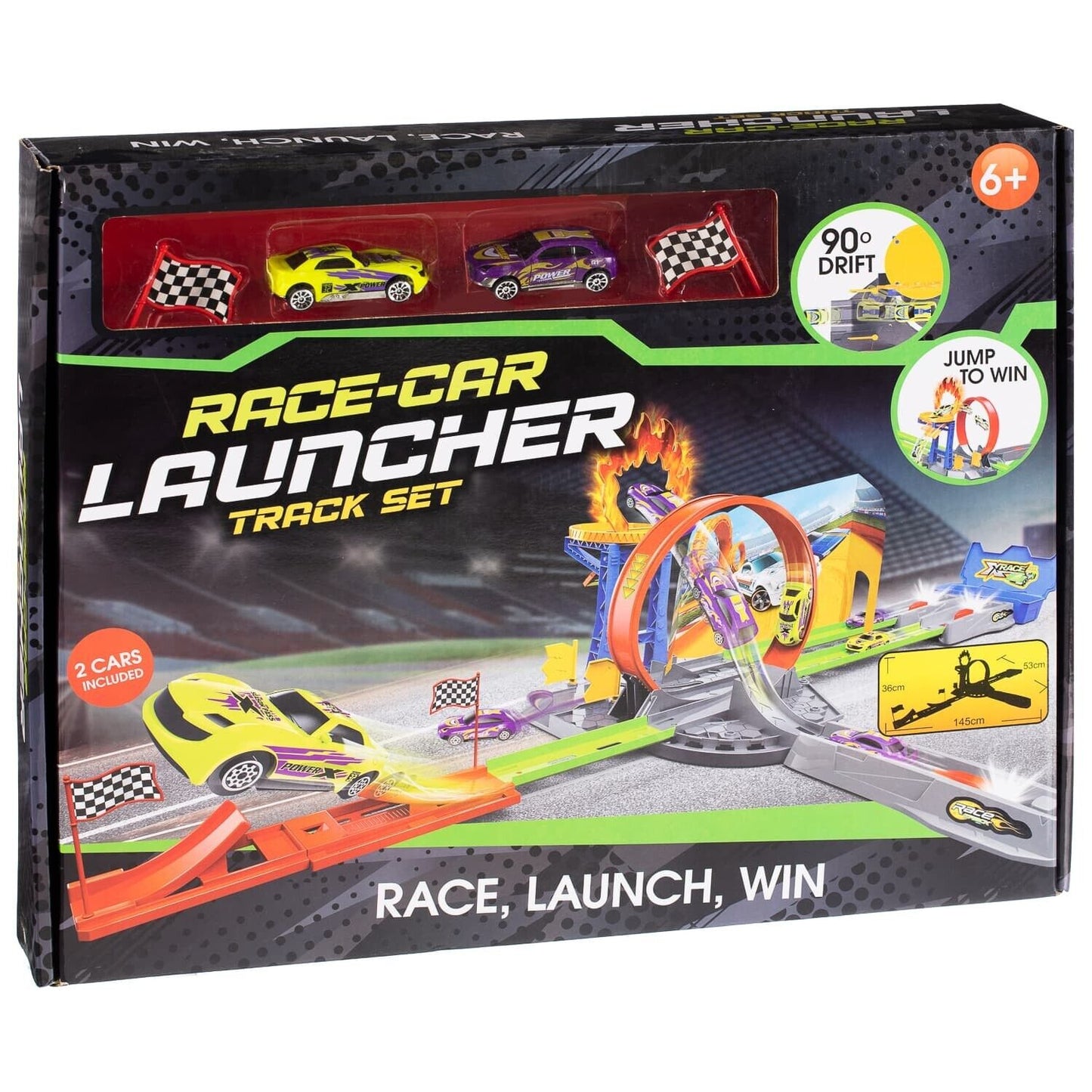 RACE-CAR LAUNCHER TRACK SET