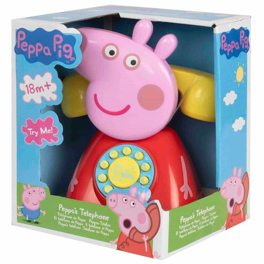 Peppa Pig Pull Along Musical Phone Childrens Telephone