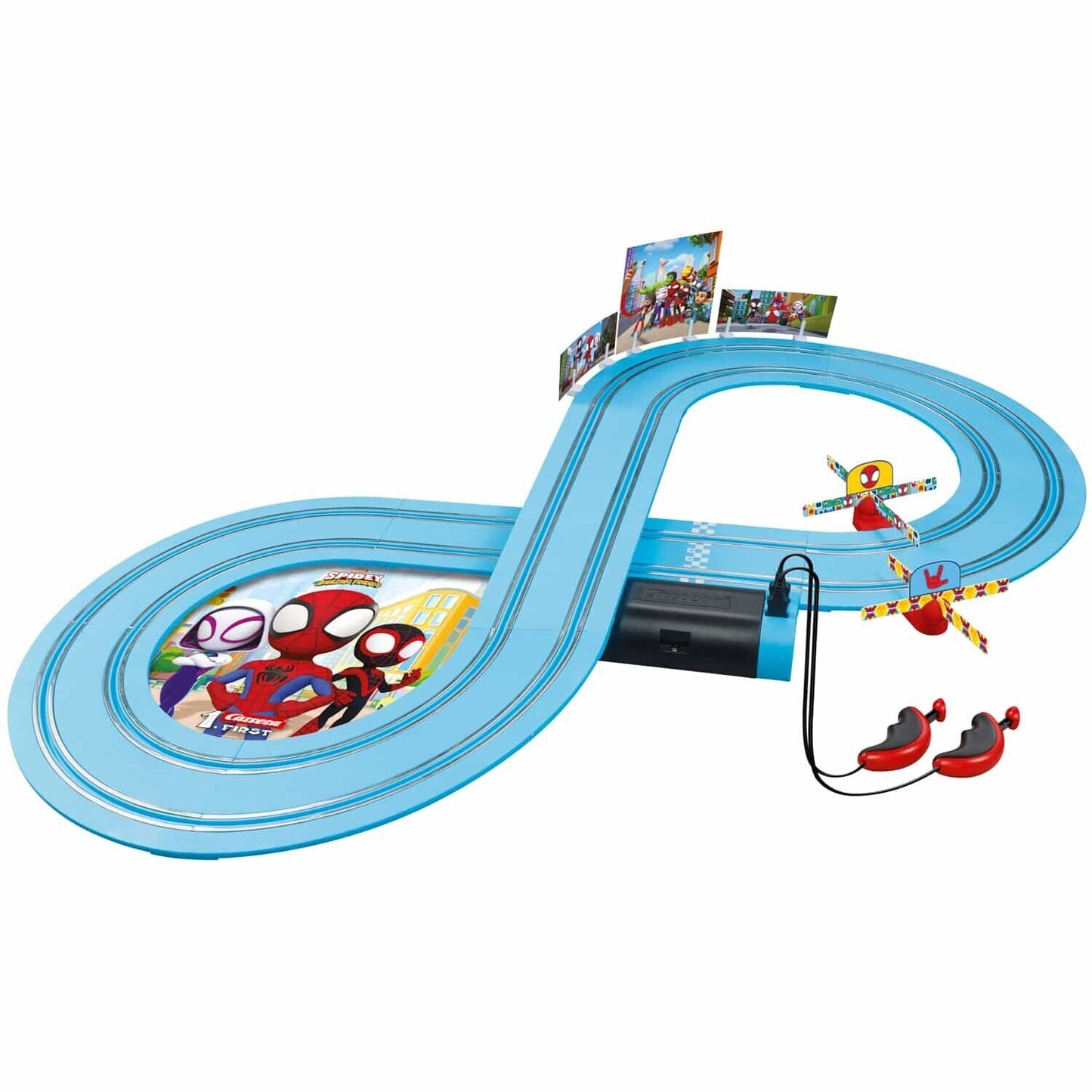 MARVEL Spiderman Race Track Playset Car Toys Kids Adventure Set Christmas Gift