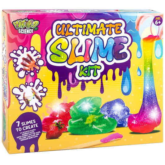 Weird Science The Ultimate Slime  Kit For Children Boys & Girls Gift 7 Slimes