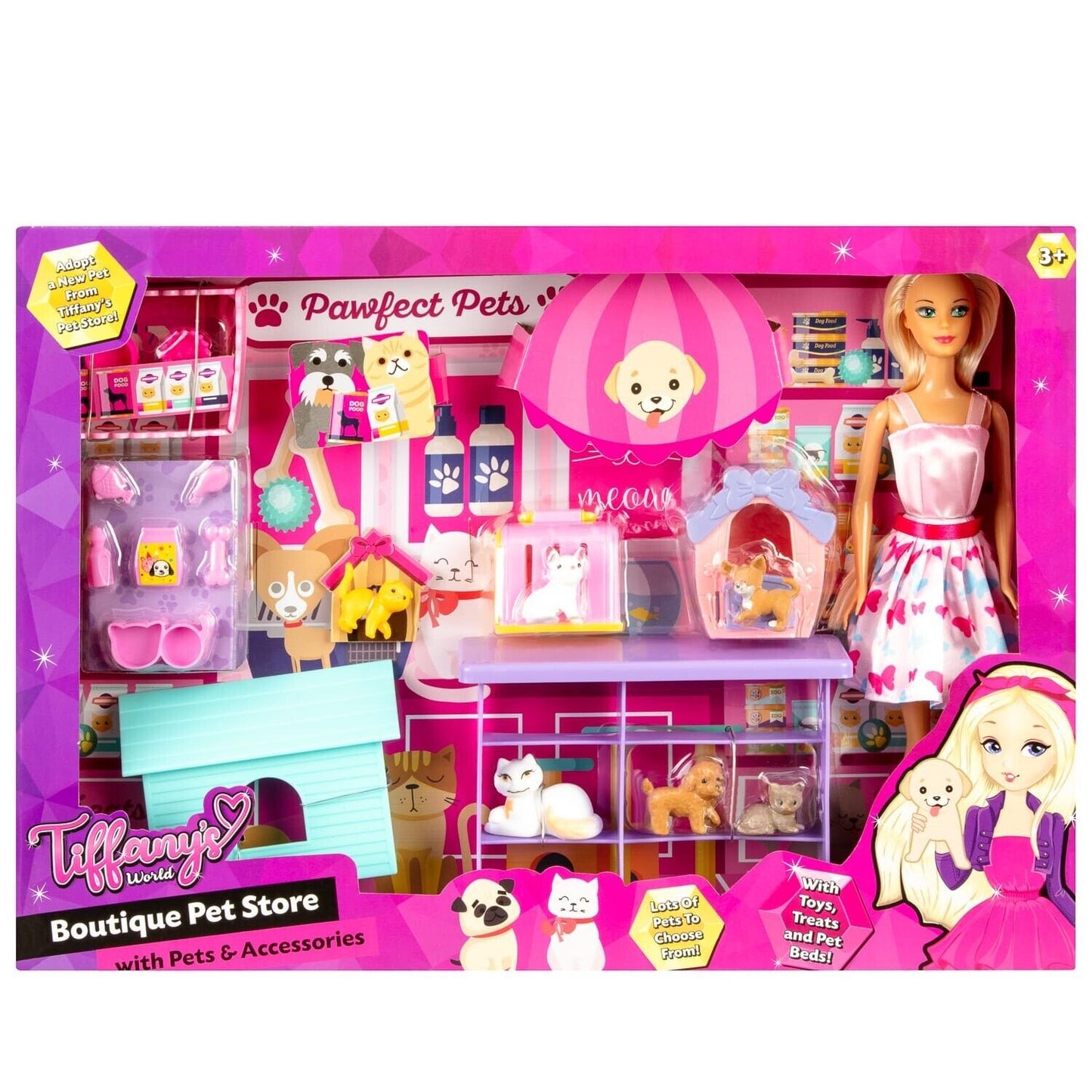 Tiffany's World Boutique Pet Store Career Barbie Styles