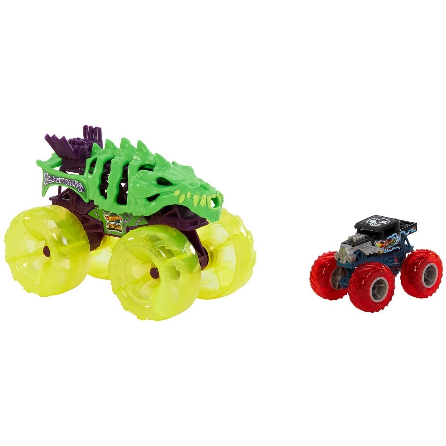 Hot Wheels Monster Trucks Power Smashers Charge & Chase Challenge Track Set