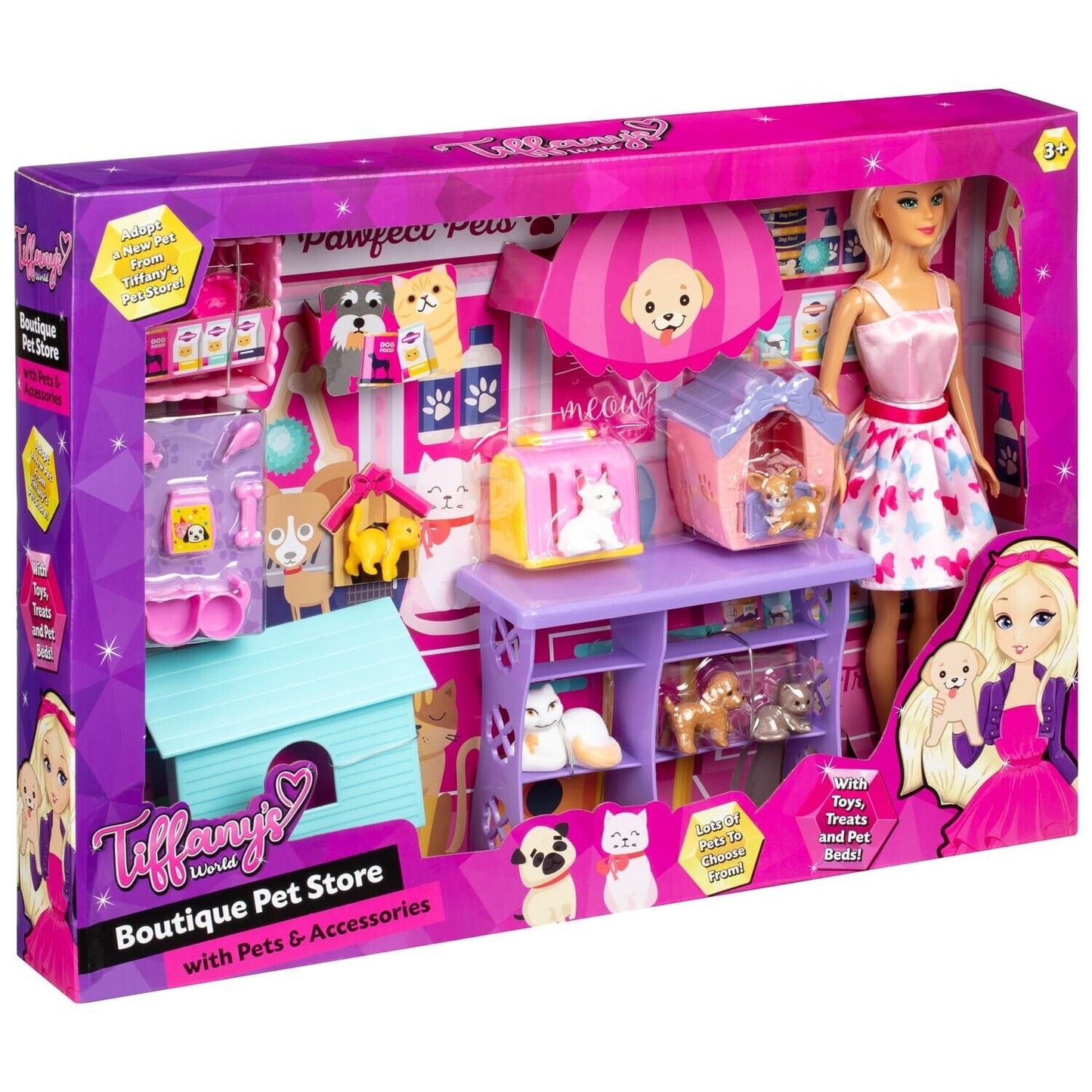 Tiffany's World Boutique Pet Store Career Barbie Styles