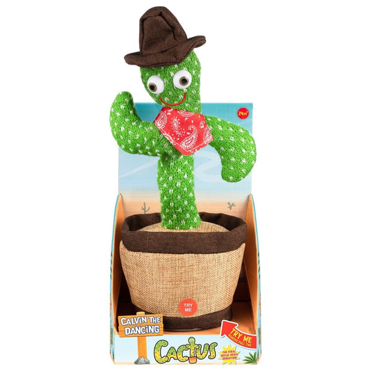 Calvin The Dancing Cactus With Dark Brown Hat Ideal Xmas Gift For Kids