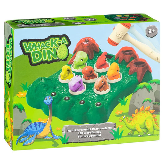 Whack a Dino LCD Score Counter Screen Multiplayer Quick Reaction Game For Kids.