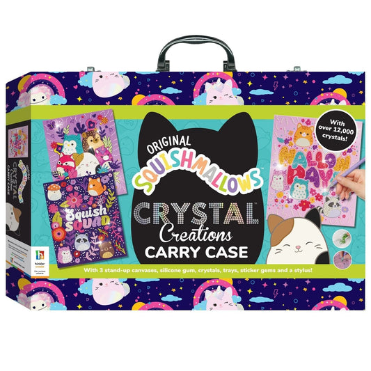 Original Squashmallows Crystal Creations Carry Case Creative Kids Activity Gift